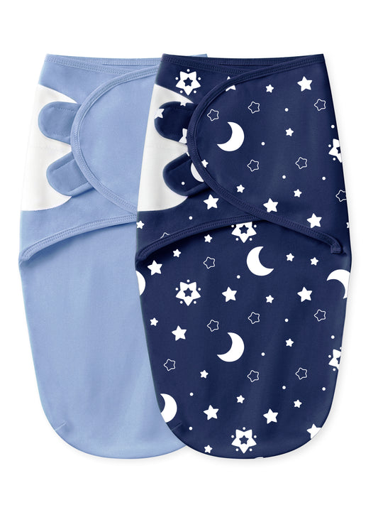 YOOFOSS Baby Swaddles for Newborns 100% Organic Cotton, Adjustable Swaddle Sleep Sack 0-3 Months Newborn Swaddle Sack 2 Pack, Breathable Soft (Copy)