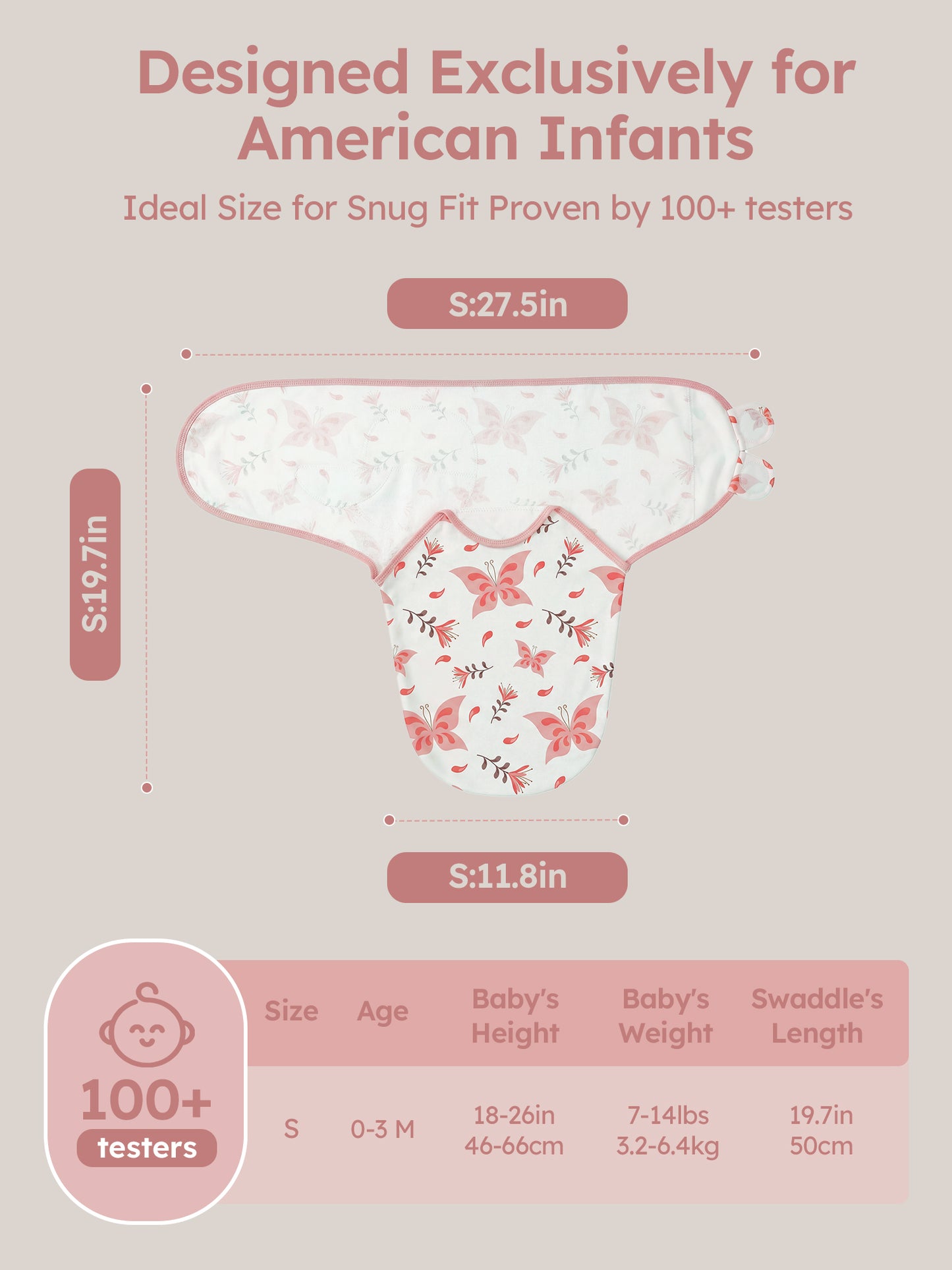 YOOFOSS Baby Swaddles for Newborns 100% Organic Cotton, Adjustable Swaddle Sleep Sack 0-3 Months Newborn Swaddle Sack 2 Pack, Breathable Soft (Copy) (Copy)
