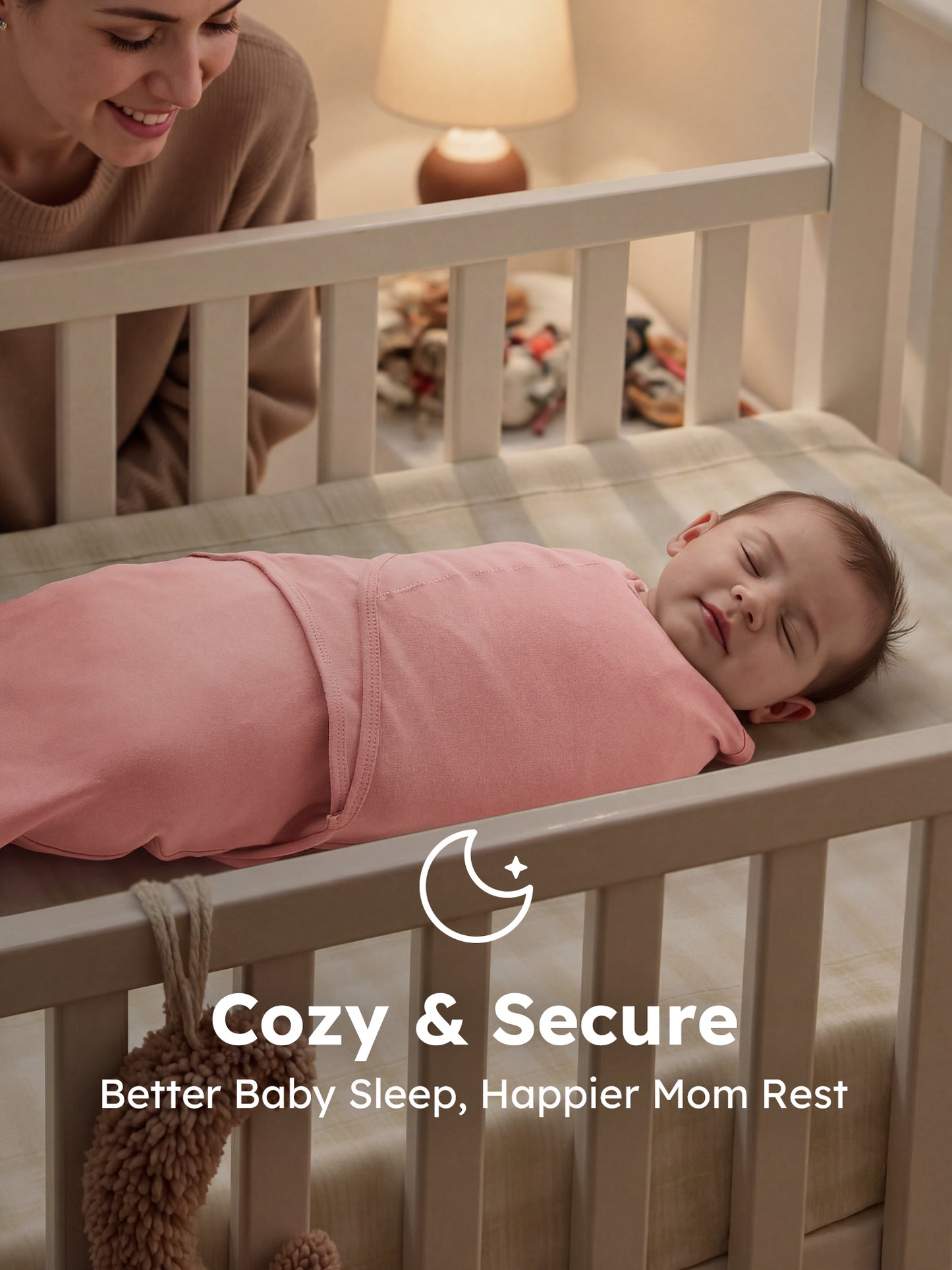 YOOFOSS Baby Swaddles for Newborns 100% Organic Cotton, Adjustable Swaddle Sleep Sack 0-3 Months Newborn Swaddle Sack 2 Pack, Breathable Soft (Copy) (Copy)