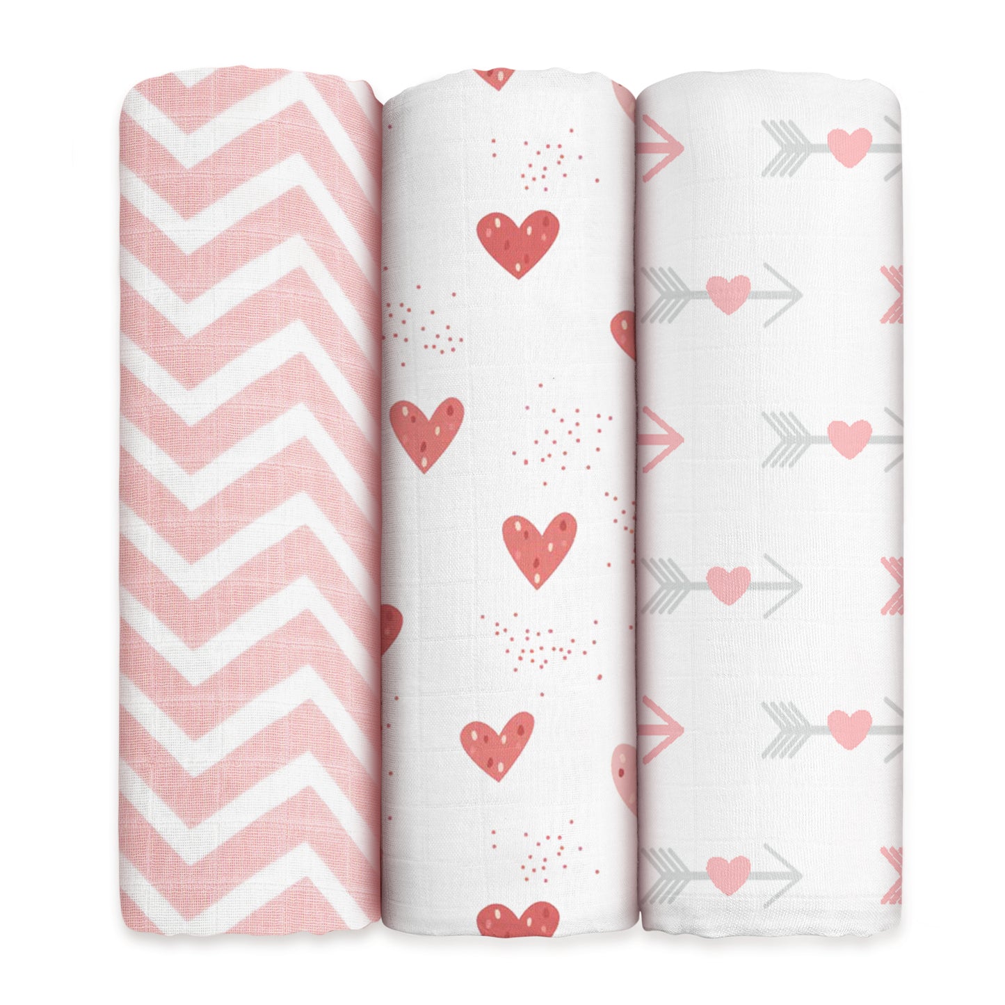 YOOFOSS Muslin Swaddle Blankets, Organic Baby Blankets, 47x47 Inches Receiving Blanket for Baby Boys, Girls and Neutral, Baby Essentials for Newborns Soft Breathable (Copy)