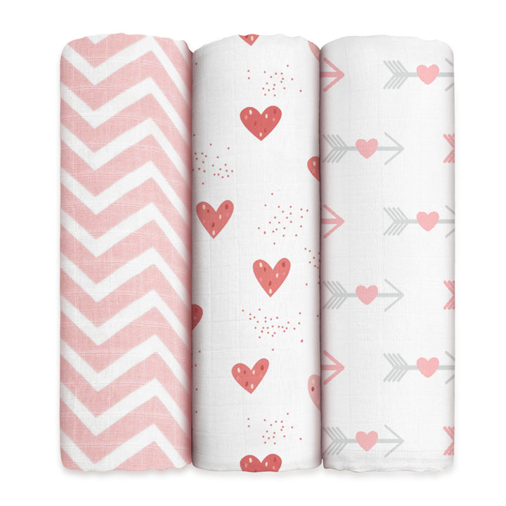 YOOFOSS Muslin Swaddle Blankets, Organic Baby Blankets, 47x47 Inches Receiving Blanket for Baby Boys, Girls and Neutral, Baby Essentials for Newborns Soft Breathable (Copy)
