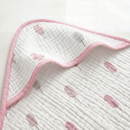 YOOFOSS Hooded Baby Towels for Newborn, 3 Pack 100% Muslin Organic Cotton Baby Bath Towel with Hood for Babies, Infant, Toddler and Kids, 32"x32", Newborn Essential (Copy) (Copy)