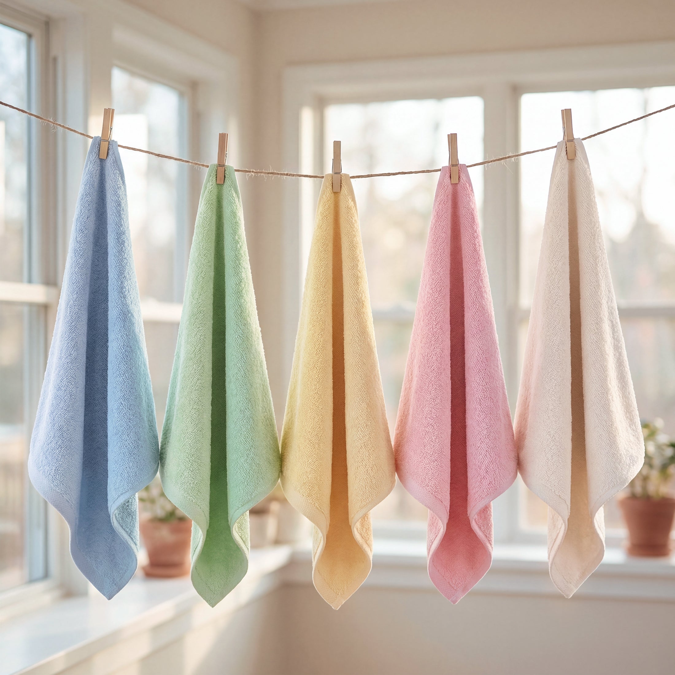 YOOFOSS Luxury Baby Washcloths Towel Set 12 Pack Face towels for Bathroom-Hotel-Spa-Kitchen Multi-Purpose Fingertip Towels & Hand Towels