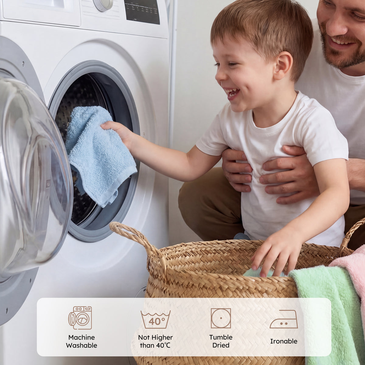 YOOFOSS Luxury Baby Washcloths Towel Set 12 Pack Face towels for Bathroom-Hotel-Spa-Kitchen Multi-Purpose Fingertip Towels & Hand Towels