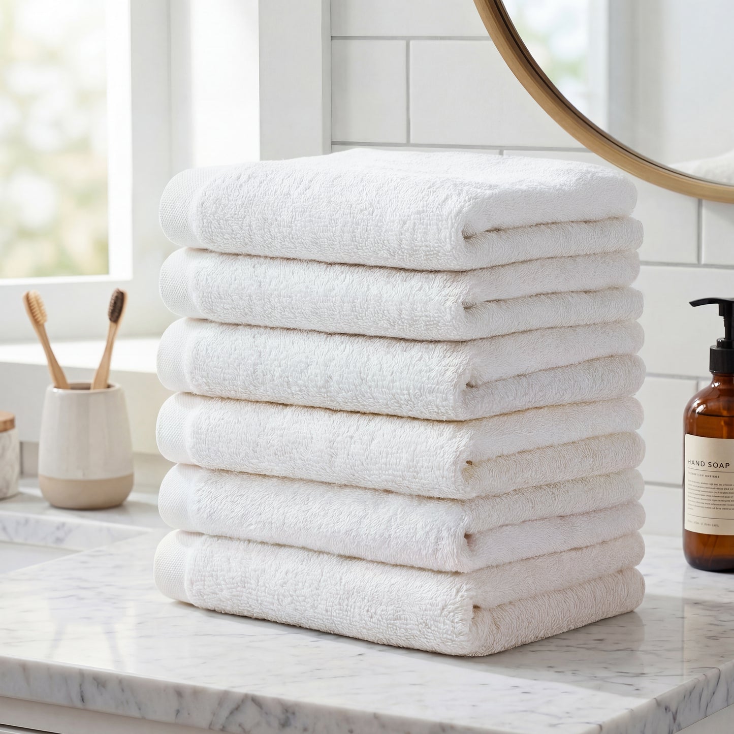 YOOFOSS Luxury Baby Washcloths Towel Set 12 Pack Face towels for Bathroom-Hotel-Spa-Kitchen Multi-Purpose Fingertip Towels & Hand Towels (Copy)