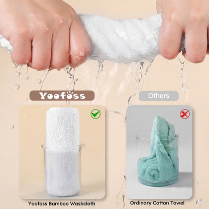 YOOFOSS Luxury Baby Washcloths Towel Set 12 Pack Face towels for Bathroom-Hotel-Spa-Kitchen Multi-Purpose Fingertip Towels & Hand Towels (Copy)