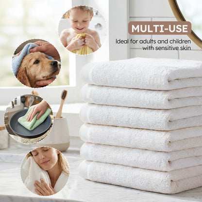 YOOFOSS Luxury Baby Washcloths Towel Set 12 Pack Face towels for Bathroom-Hotel-Spa-Kitchen Multi-Purpose Fingertip Towels & Hand Towels (Copy)