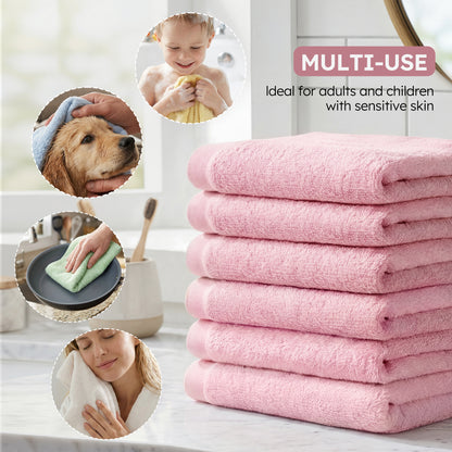 YOOFOSS Luxury Baby Washcloths Towel Set 12 Pack Face towels for Bathroom-Hotel-Spa-Kitchen Multi-Purpose Fingertip Towels & Hand Towels (Copy) (Copy)
