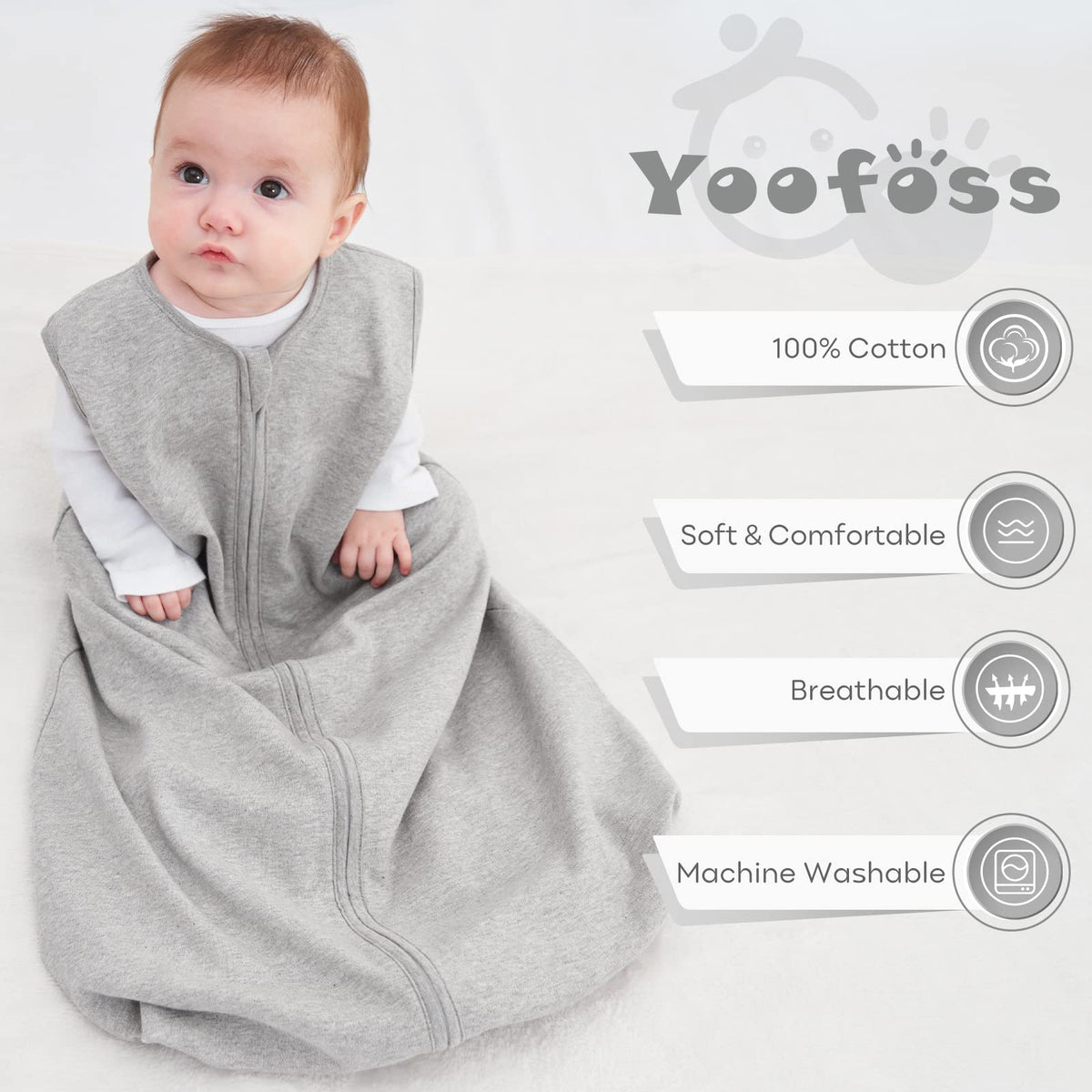 Sleep Sack Multi-color in Tog 0.5, 3 Pack