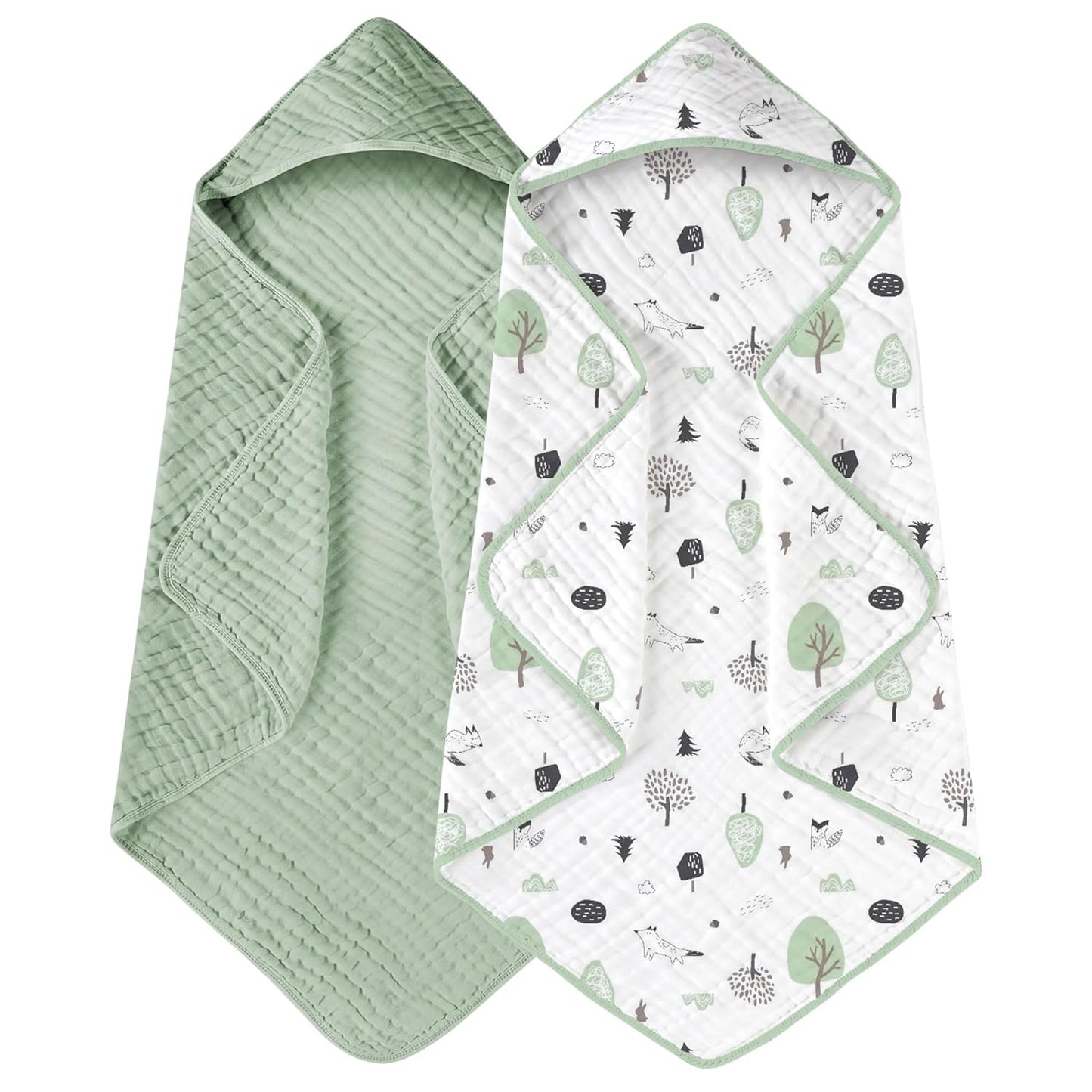 #Color_Green_and_White_Forest