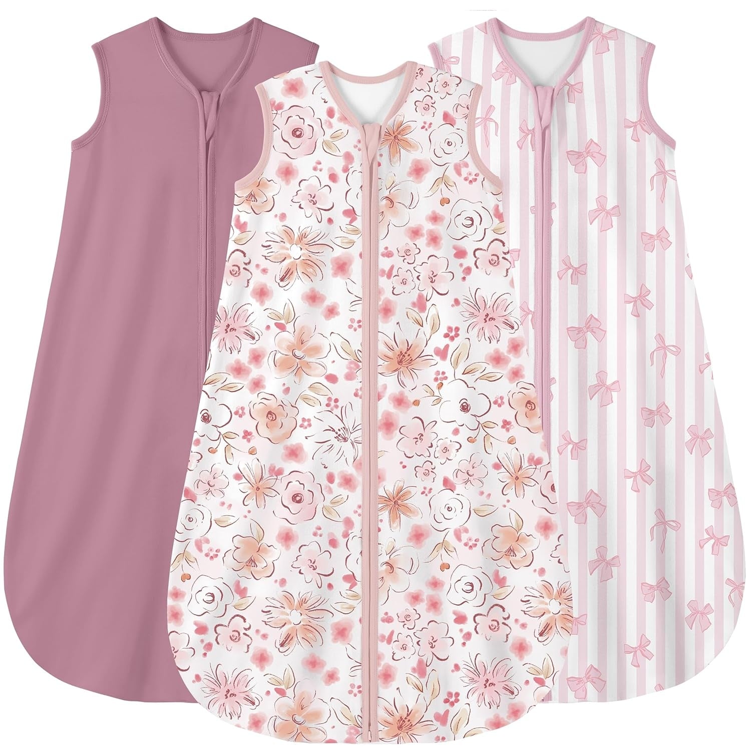 Sleep Sack 100% Cotton In Tog 0.5,3 Pack-Camouflage&car&dinosaur