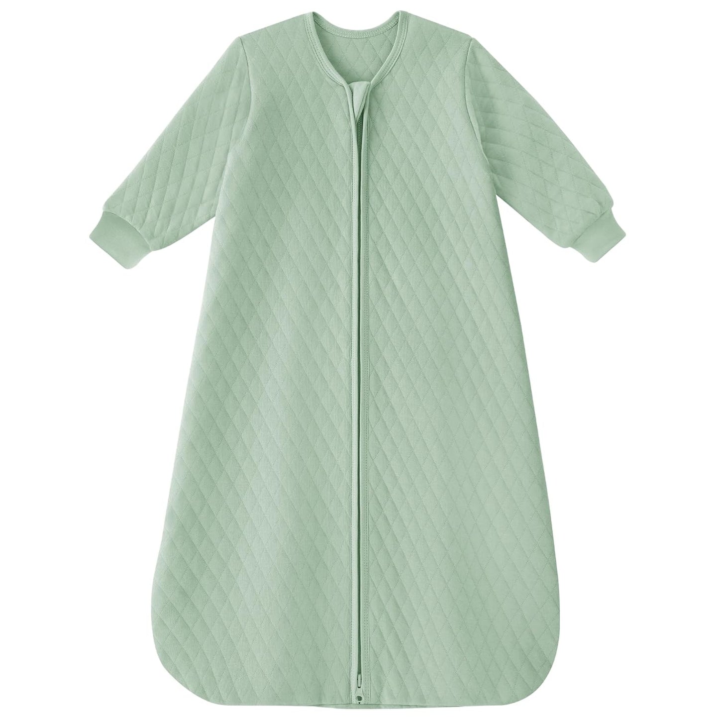 Yoofoss Organic Cotton Long Sleeve Baby Sleep Sack, 1.0 TOG