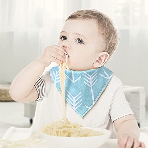 Baby Bandana Dribble Bibs Drool Bibs for Drooling and Teething 8 Pack Super Soft and Absorbent for Boys Girls by YOOFOSS