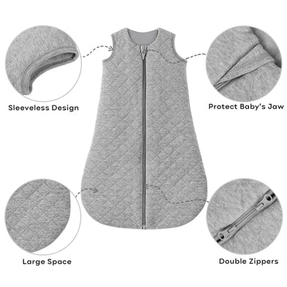 Sleep Sack Gray in Tog 2.5