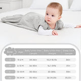 Yoofoss Baby Sleep Sack 100% Cotton 0.5 TOG,  2-Way Zipper Blankets (3 Pack)