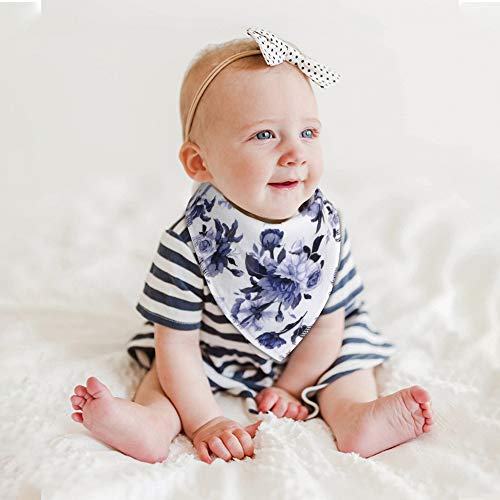 Yoofoss Baby Bandana Dribble Bibs Baby Bibs for Drooling and Teething 10 Pack Super Soft and Absorbent for Newborn Toddler Girls