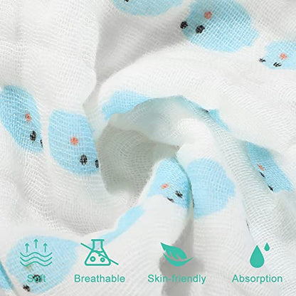 Baby Washcloths Multi-color, 10 Pack