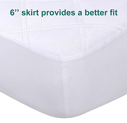 Waterproof Crib Mattress Protector, 2 Pack