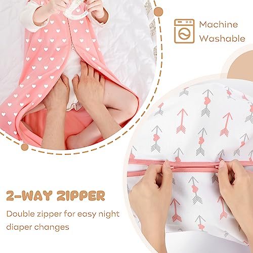 Sleep Sack Pink Arrow in TOG 0.5, 3 Pack
