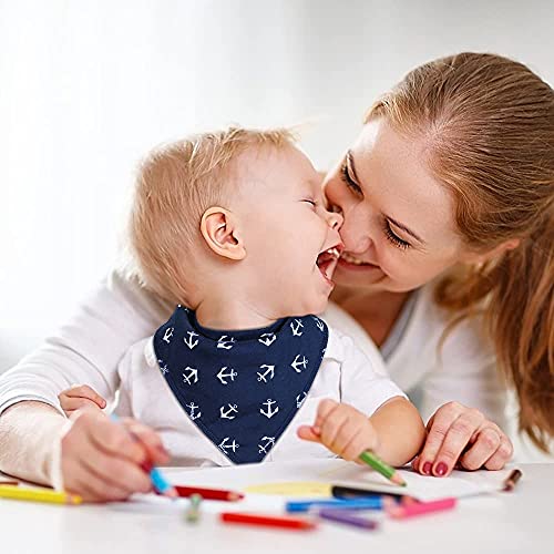 Baby Bandana Dribble Bibs Drool Bibs for Drooling and Teething 8 Pack Super Soft and Absorbent for Boys Girls by YOOFOSS