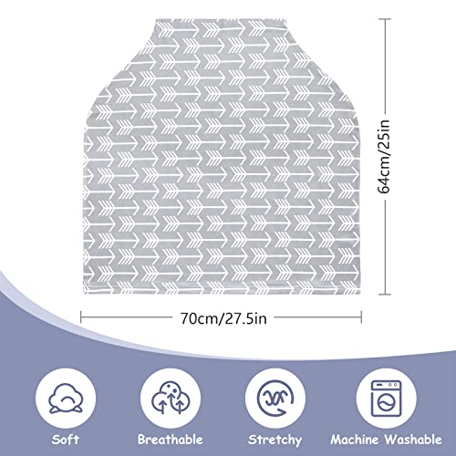 Yoofoss Nursing Cover Breastfeeding Scarf - Baby Car Seat Covers, Infant Stroller Cover, Carseat Canopy for Girls and Boys