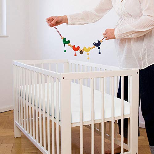 Crib Sheets Gray & White, 2 Pack