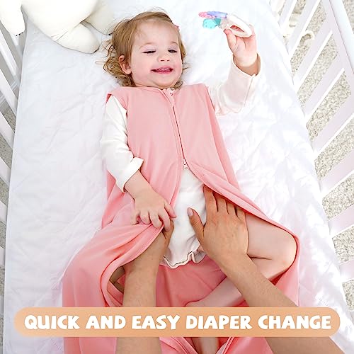 Yoofoss Baby Sleep Sack, Baby Wearable Blanket 100% Cotton 2-Way Zippe
