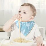 Baby Bibs 8 Pack Soft and Absorbent for Boys & Girls - Baby Bandana Drool Bibs by YOOFOSS