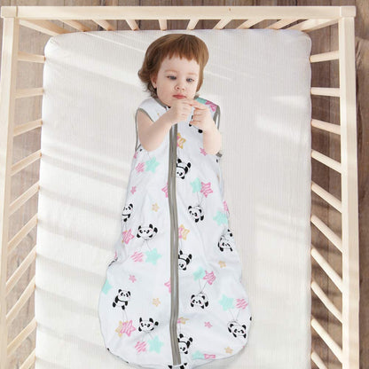 Yoofoss Baby Sleep Sack Wearable Blanket 100% Cotton Baby Sleep Bag 6-18 Month Soft Lightweigt Swaddle Transition Blanket