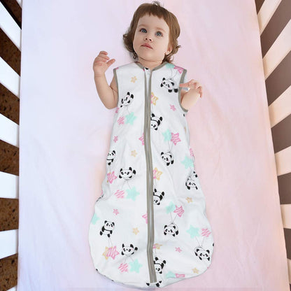 Yoofoss Baby Sleep Sack Wearable Blanket 100% Cotton Baby Sleep Bag 6-18 Month Soft Lightweigt Swaddle Transition Blanket