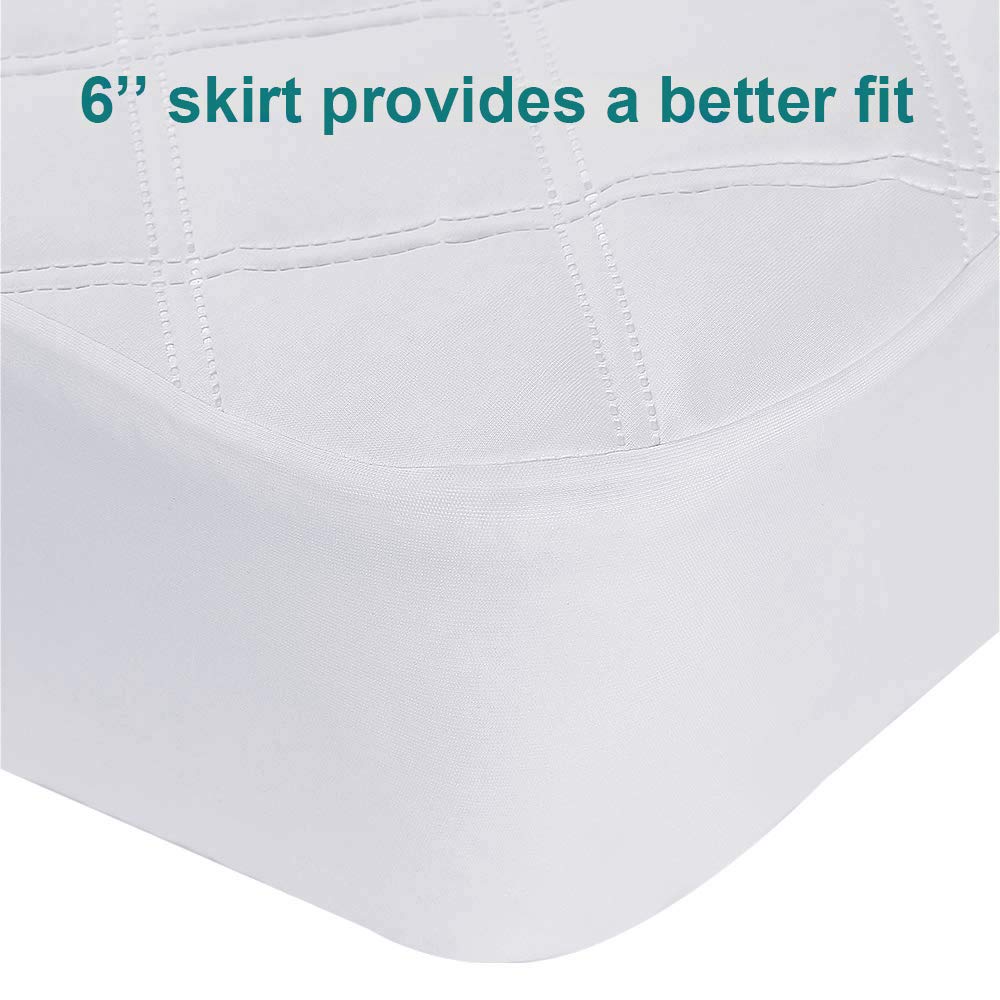 Waterproof Fitted Crib Mattress Pad
