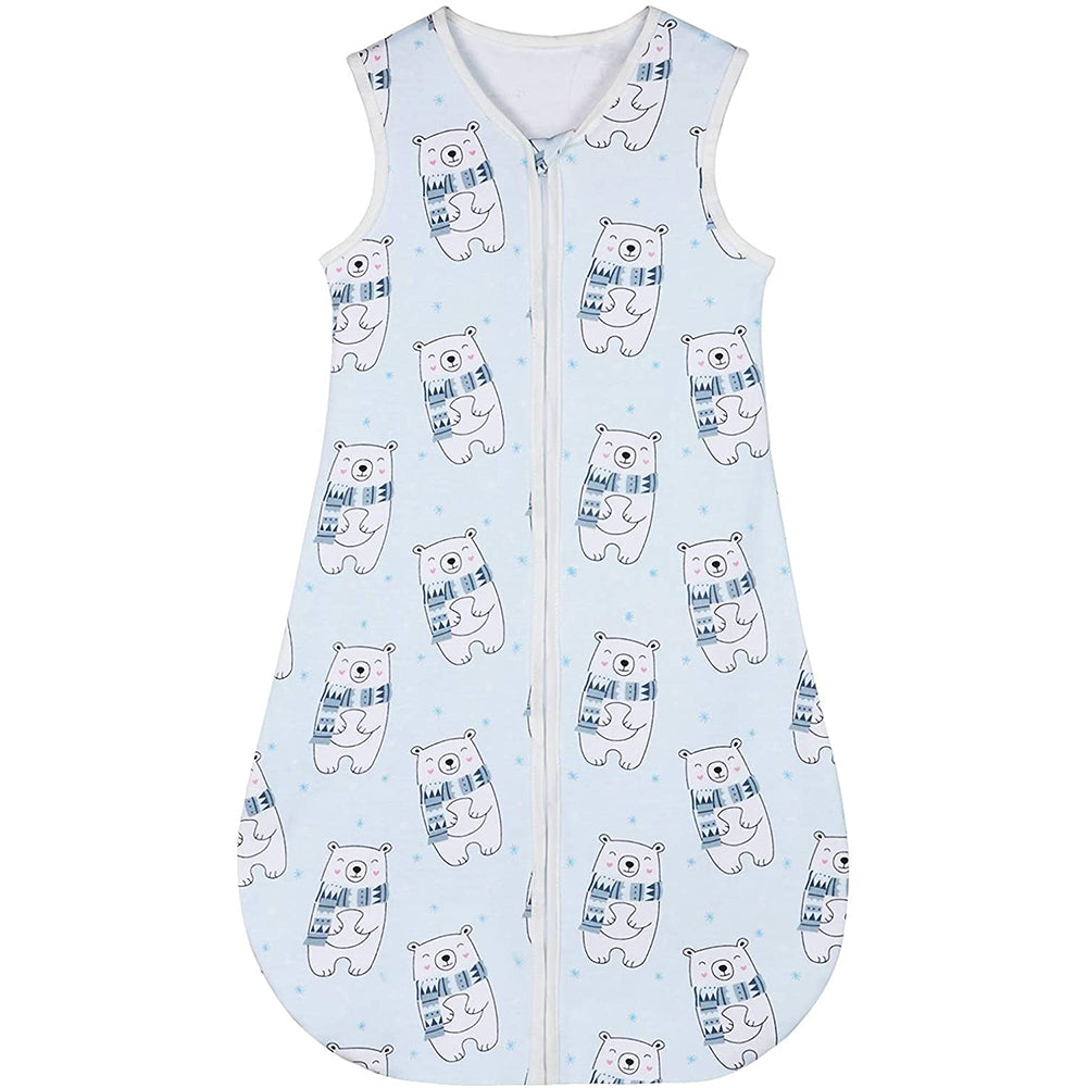Yoofoss Baby Sleep Sack Wearable Blanket 100% Cotton Baby Sleep Bag 6-18 Month Soft Lightweigt Swaddle Transition Blanket