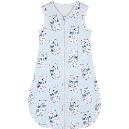 Yoofoss Baby Sleep Sack Wearable Blanket 100% Cotton Baby Sleep Bag 6-18 Month Soft Lightweigt Swaddle Transition Blanket