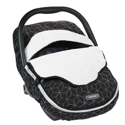 Baby Car Seat Cover Winter Carseat Canopies Cover to Protect Baby from Cold Wind, Super Warm Plush Fleece Baby Carrier Cover for Infant Boys Girls