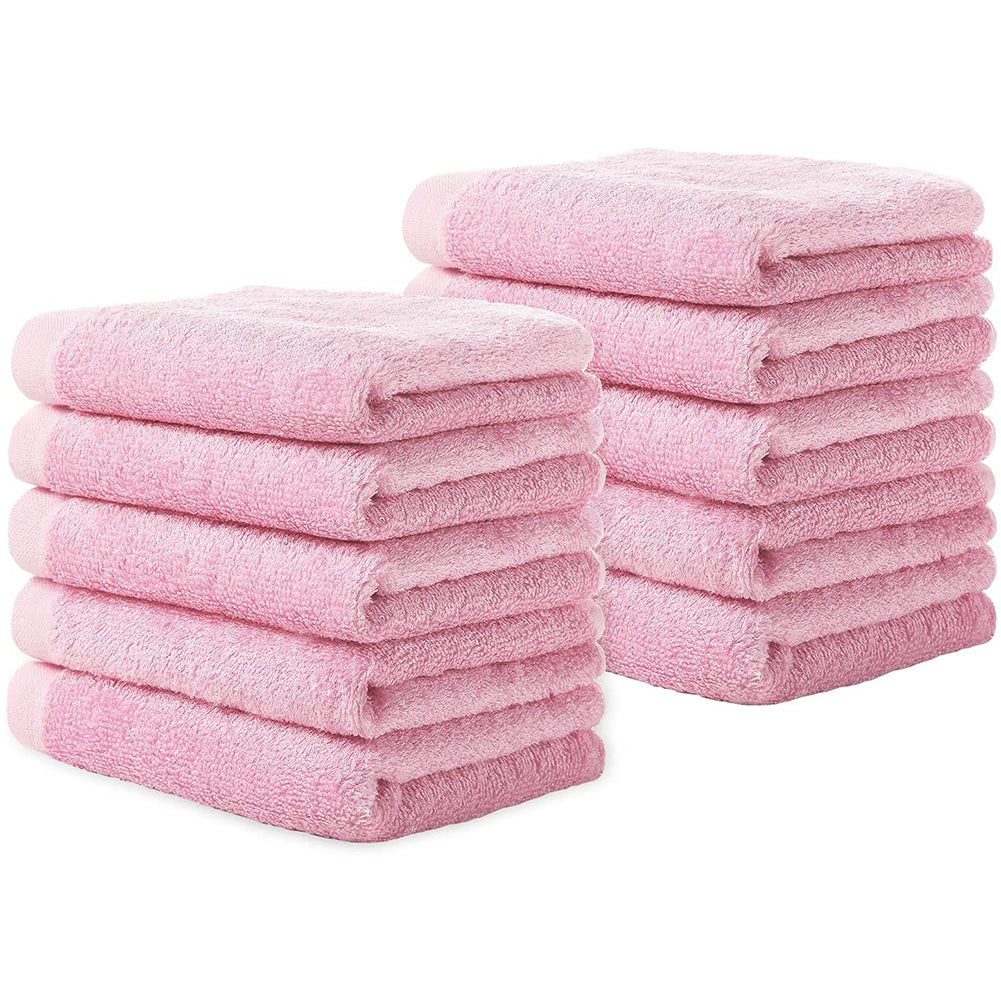 Ohbubs Cotton Washcloths - 3 Pack - Dusty Pink - Oohbubs