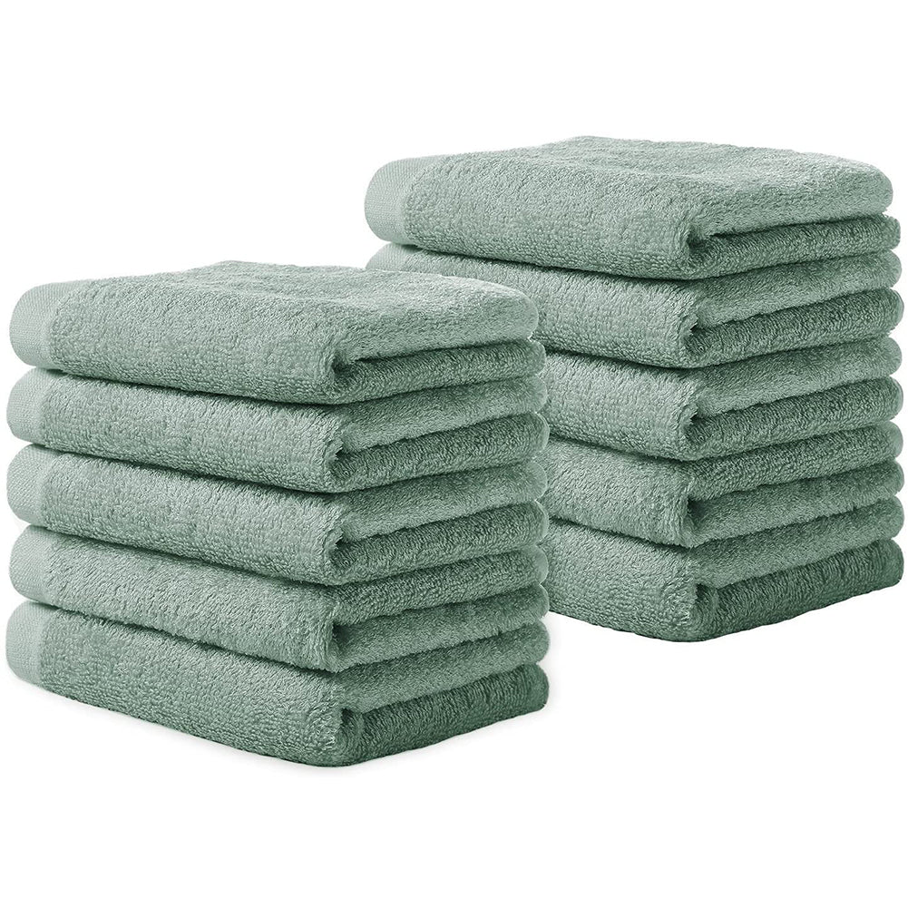 Bamboo Washcloths Towel Multi-color, 10 Pack