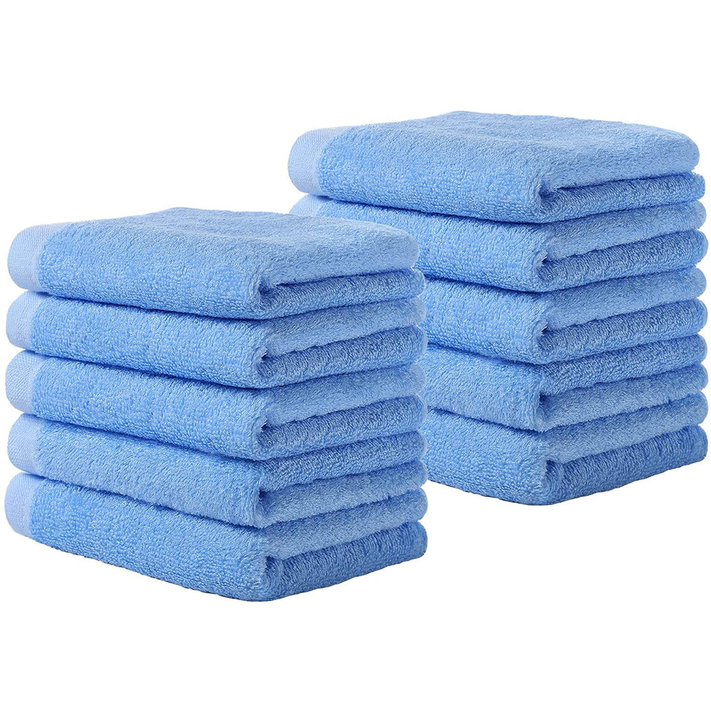 Bamboo Washcloths Towel Multi-color, 10 Pack
