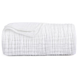 Yoofoss Muslin Blanket 100% Cotton Summer Blanket Large Twin Size 60" x 80" for Bed Couch 6-Layer Gauze Blanket for Adults Lightweight and Breathable Grey